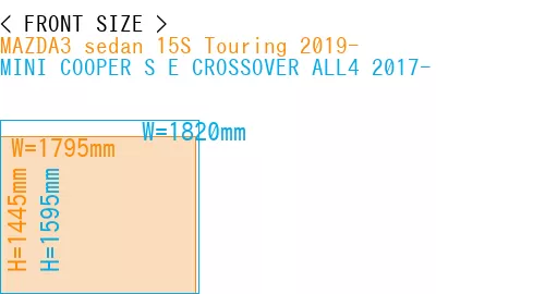 #MAZDA3 sedan 15S Touring 2019- + MINI COOPER S E CROSSOVER ALL4 2017-